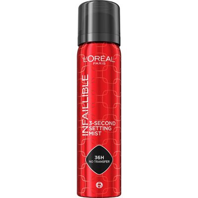 L'ORÉAL PARIS Infaillible 3-s setting mist fixačný sprej, 75 ml L'ORÉAL PARIS Infaillible 3-s setting mist fixačný sprej, 75 ml