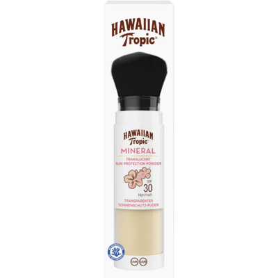 HAWAIIAN TROPIC Mineral Protection Powder Brush SPF30 - Ochranný prášok so štetcom HAWAIIAN TROPIC Mineral Protection Powder Brush SPF30 - Ochranný prášok so štetcom