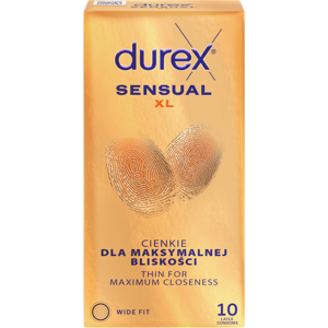 DUREX Sensual XL 10 ks DUREX Sensual XL 10 ks