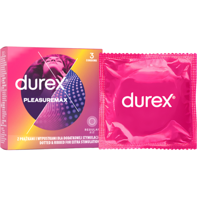 DUREX Pleasuremax Kondómy 3 ks DUREX Pleasuremax Kondómy 3 ks