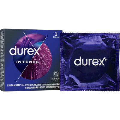 DUREX Intense Orgasmic Kondómy 3 ks DUREX Intense Orgasmic Kondómy 3 ks
