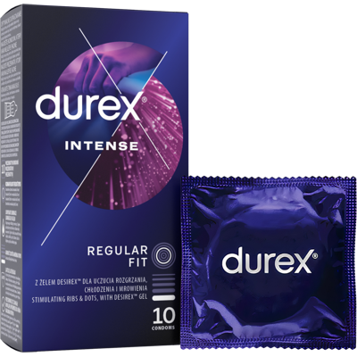 DUREX Intense Orgasmic Kondomy 10 ks DUREX Intense Orgasmic Kondomy 10 ks
