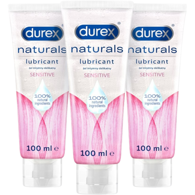 DUREX Naturals Sensitive Intímny gél 3 x 100 ml DUREX Naturals Sensitive Intímny gél 3 x 100 ml