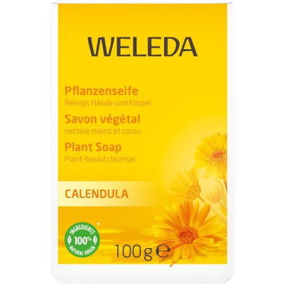 WELEDA Nechtíkové rastlinné mydlo 100 g WELEDA Nechtíkové rastlinné mydlo 100 g