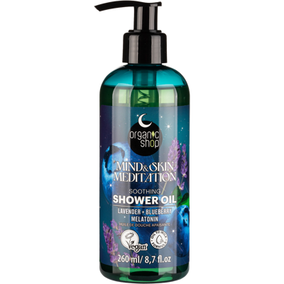 ORGANIC SHOP Sleeping Upokojujúci sprchový olej Mind&Skin Meditation 260 ml ORGANIC SHOP Sleeping Upokojujúci sprchový olej Mind&Skin Meditation 260 ml