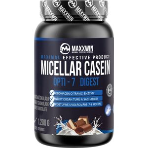 MAXXWIN Micellar Casein Opti-7-Digest nugátova čokoláda 1200 g MAXXWIN Micellar Casein Opti-7-Digest nugátova čokoláda 1200 g