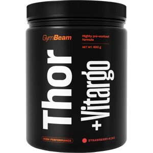 GYMBEAM Thor Fuel + Vitargo jahoda - kiwi 600 g GYMBEAM Thor Fuel + Vitargo jahoda - kiwi 600 g