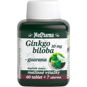 MEDPHARMA Ginkgo biloba + Guarana 67 tablet MEDPHARMA Ginkgo biloba + Guarana 67 tablet