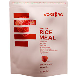VOXBERG Protein Rice Meal Jahoda & Chia 600 g VOXBERG Protein Rice Meal Jahoda & Chia 600 g