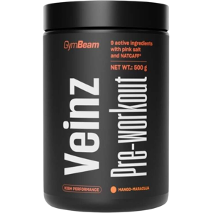 GYMBEAM Veinz Pre-workout, Mango - Marakuja 500 g GYMBEAM Veinz Pre-workout, Mango - Marakuja 500 g