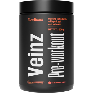 GYMBEAM Veinz Pre-workout, Strawberry - Kiwi 500 g GYMBEAM Veinz Pre-workout, Strawberry - Kiwi 500 g