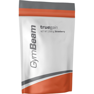 GYMBEAM Gainer True Gain jahoda 2500 g GYMBEAM Gainer True Gain jahoda 2500 g