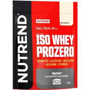 NUTREND Iso Whey Prozero biela čokoláda 500 g NUTREND Iso Whey Prozero biela čokoláda 500 g