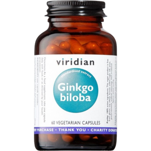 VIRIDIAN Ginkgo Biloba 60 kapsúl VIRIDIAN Ginkgo Biloba 60 kapsúl
