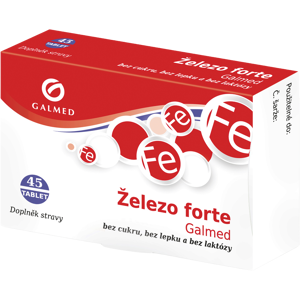 GALMED Železo forte 45 tabliet GALMED Železo forte 45 tabliet