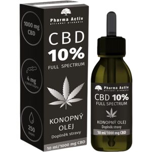 PHARMA ACTIV Konopný olej CBD 10% 1000 mg 10 ml PHARMA ACTIV Konopný olej CBD 10% 1000 mg 10 ml
