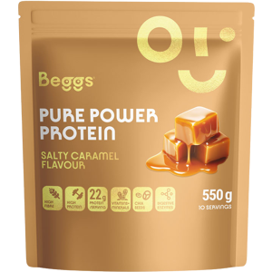 BEGGS Pure Power Protein Salty Caramel 550 g BEGGS Pure Power Protein Salty Caramel 550 g