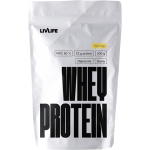 LIVLIFE WHEY proteín vanilka 500 g LIVLIFE WHEY proteín vanilka 500 g