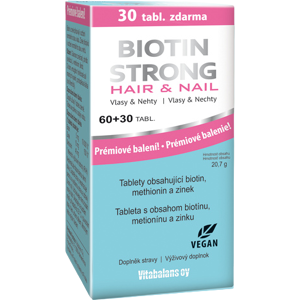 VITABALANS Biotin Strong Hair&Nail 90 tabliet VITABALANS Biotin Strong Hair&Nail 90 tabliet