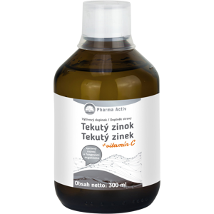 PHARMA ACTIV Tekutý zinok + Vitamín C 300 ml PHARMA ACTIV Tekutý zinok + Vitamín C 300 ml