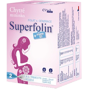 CHYTRÉ MIMINKO Superfolin 2, 30 tabliet + 30 kapsúl CHYTRÉ MIMINKO Superfolin 2, 30 tabliet + 30 kapsúl
