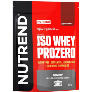 NUTREND ISO Whey Prozero čokoládový brownies 500 g NUTREND ISO Whey Prozero čokoládový brownies 500 g