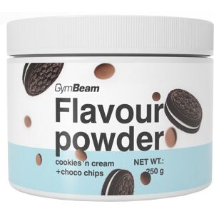 GYMBEAM Flavour powder cookies&cream with choco chips 250 g GYMBEAM Flavour powder cookies&cream with choco chips 250 g