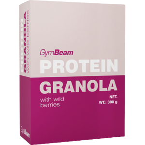 GYMBEAM Proteínová granola s lesným ovocím 300 g GYMBEAM Proteínová granola s lesným ovocím 300 g