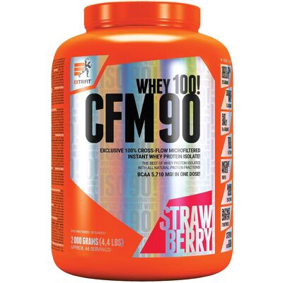 EXTRIFIT CFM Instant Whey Isolate 90 jahoda 2 kg EXTRIFIT CFM Instant Whey Isolate 90 jahoda 2 kg