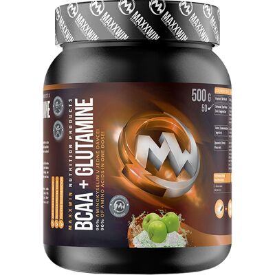 MAXXWIN BCAA + Glutamín zelené jablko 500 g MAXXWIN BCAA + Glutamín zelené jablko 500 g