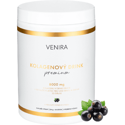 VENIRA Prémiový kolagénový drink čierne ríbezle 324 g VENIRA Prémiový kolagénový drink čierne ríbezle 324 g