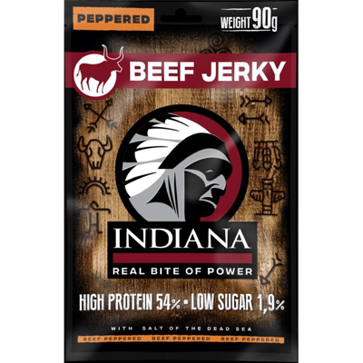 INDIANA JERKY Beef Peppered 90 g INDIANA JERKY Beef Peppered 90 g