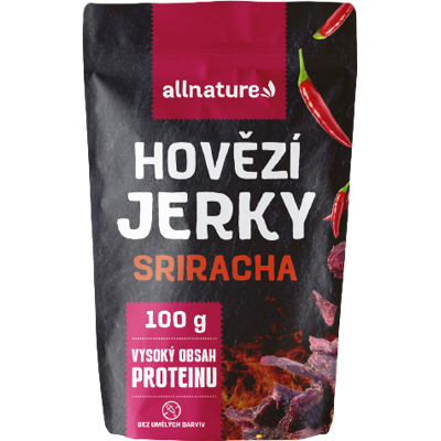 ALLNATURE BEEF Sriracha Jerky 100 g ALLNATURE BEEF Sriracha Jerky 100 g