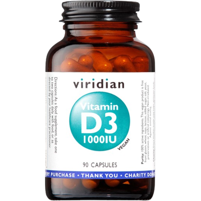 VIRIDIAN Vitamin D3 1000iu 90 kapsúl VIRIDIAN Vitamin D3 1000iu 90 kapsúl