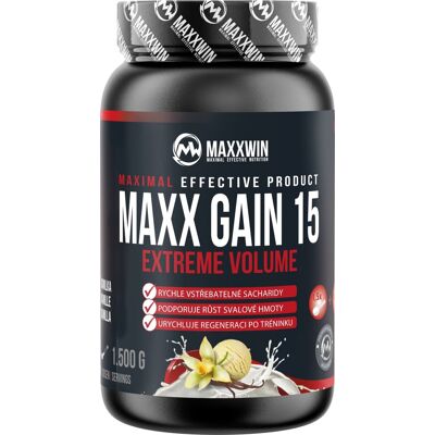 MAXXWIN Maxx gain 15 vanilka 1500 g MAXXWIN Maxx gain 15 vanilka 1500 g