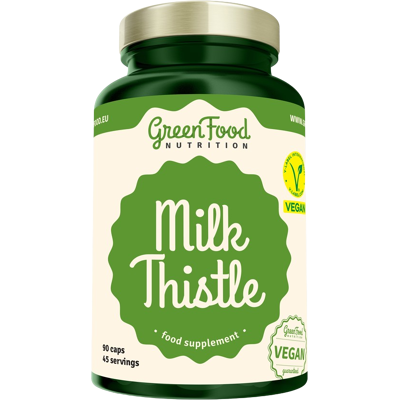 GREENFOOD NUTRITION Milk Thistle (Pestrec mariánsky) 90 kapsúl GREENFOOD NUTRITION Milk Thistle (Pestrec mariánsky) 90 kapsúl
