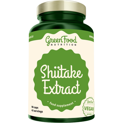 GREENFOOD NUTRITION Shiitake Extract 120 kapsúl GREENFOOD NUTRITION Shiitake Extract 120 kapsúl