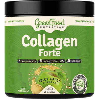 GREENFOOD NUTRITION Collagen Forte šťavnaté jablko 180 g GREENFOOD NUTRITION Collagen Forte šťavnaté jablko 180 g