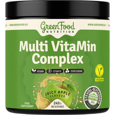 GREENFOOD NUTRITION VitaMin Complex šťavnaté jablko 240 g GREENFOOD NUTRITION VitaMin Complex šťavnaté jablko 240 g