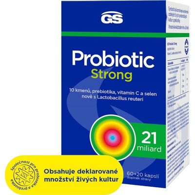 GS Probiotic Strong 80 kapslí GS Probiotic Strong 80 kapslí