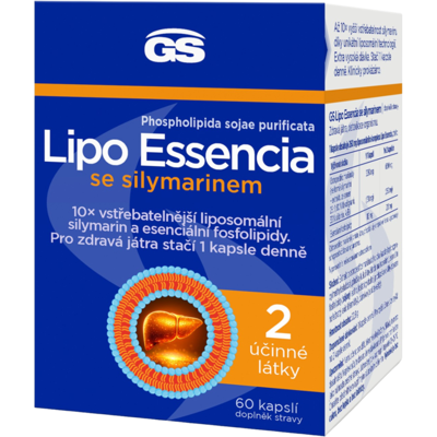 GS Lipo Essencia so silymarínom 60 kapsúl GS Lipo Essencia so silymarínom 60 kapsúl