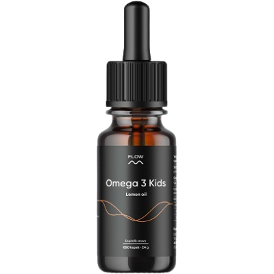 FLOW Omega 3 Kids Lemon Oil 24 g FLOW Omega 3 Kids Lemon Oil 24 g
