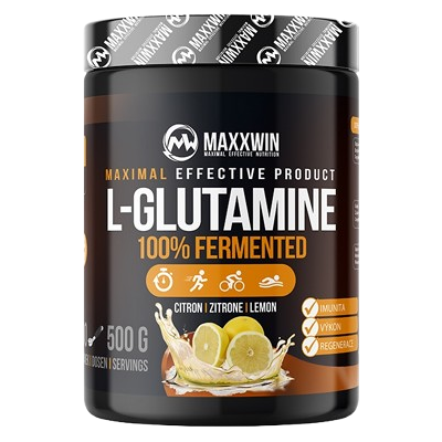 MAXXWIN L-GLUTAMINE 100% Fermented citron 500 g MAXXWIN L-GLUTAMINE 100% Fermented citron 500 g