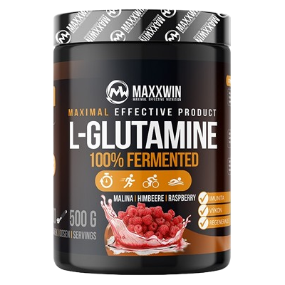 MAXXWIN L-GLUTAMINE 100% Fermented malina 500 g MAXXWIN L-GLUTAMINE 100% Fermented malina 500 g