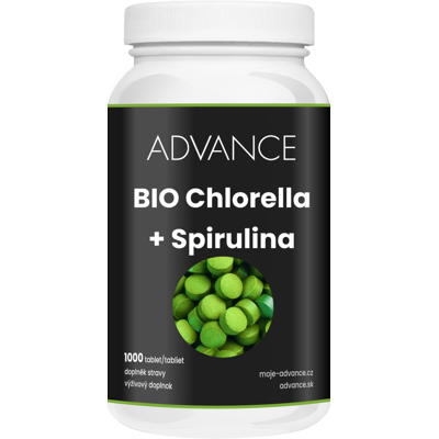 ADVANCE Chlorella + Spirulina BIO 1000 tabliet ADVANCE Chlorella + Spirulina BIO 1000 tabliet