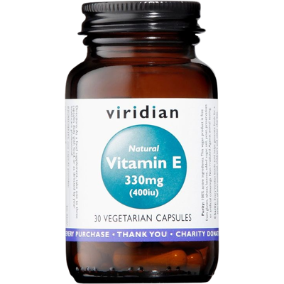 VIRIDIAN Vitamin E 330 mg 400 IU 30 kapsúl VIRIDIAN Vitamin E 330 mg 400 IU 30 kapsúl