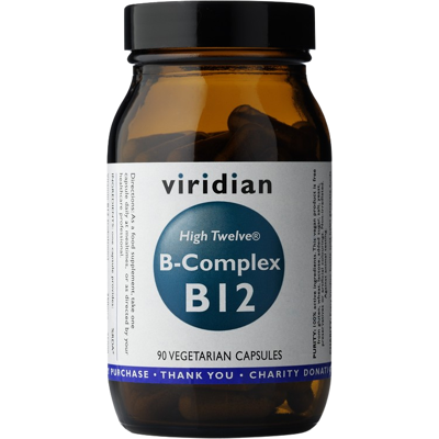 VIRIDIAN B-Complex B12 High Twelwe® 90 kapsúl VIRIDIAN B-Complex B12 High Twelwe® 90 kapsúl