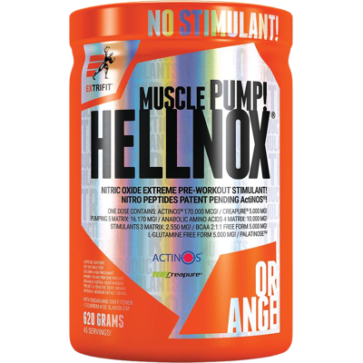 EXTRIFIT Hellnox Pomeranč 620 g EXTRIFIT Hellnox Pomeranč 620 g