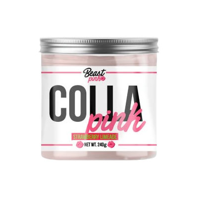 GYMBEAM BeastPink Colla Pink Strawberry-lemonade 240 g GYMBEAM BeastPink Colla Pink Strawberry-lemonade 240 g