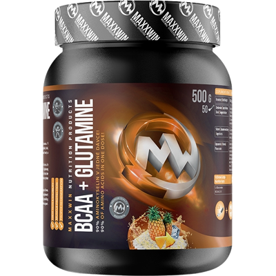 MAXXWIN BCAA + glutamín ananás 500 g MAXXWIN BCAA + glutamín ananás 500 g